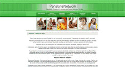 Desktop Screenshot of pensionsnetwork.com