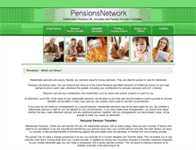 Tablet Screenshot of pensionsnetwork.com